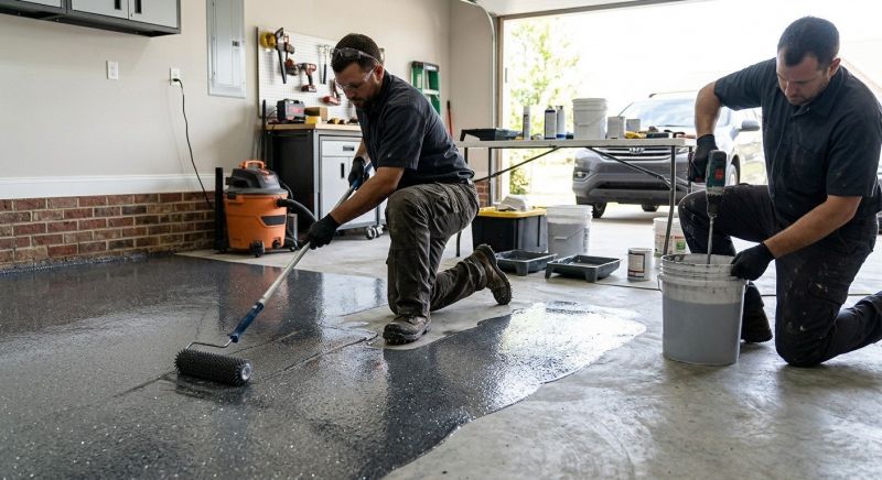 Epoxy Coating Installation in Alexandria, VA