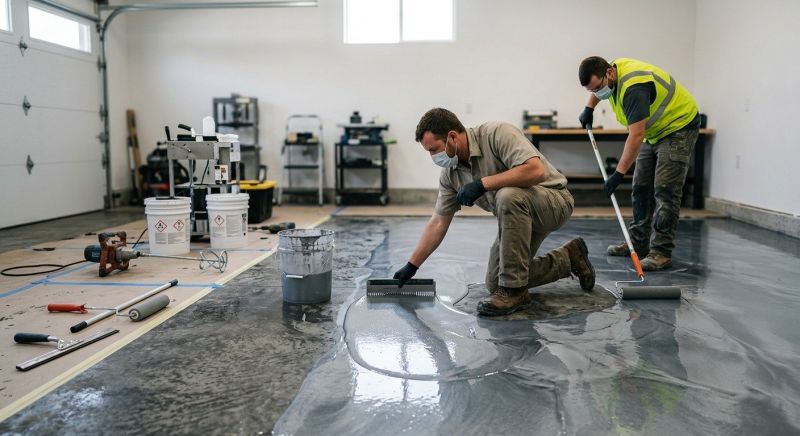 Epoxy Coating Installation in Columbia, SC